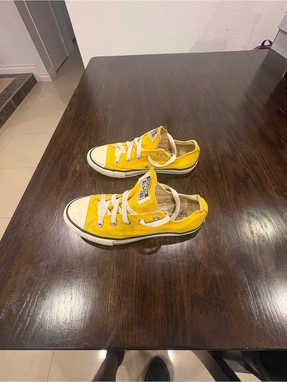 Converse bright yellow